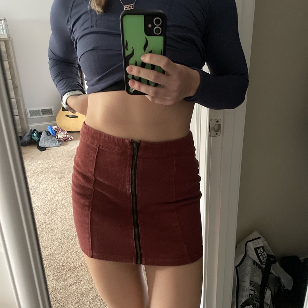 Forever 21 Zip Up Skirt